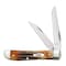 Case Cutlery Knife, 6.5 Bone Stag Mini Trapper 65305 - alternate 1
